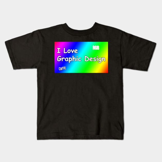 Ironic Graphic Designer Kids T-Shirt by Quero